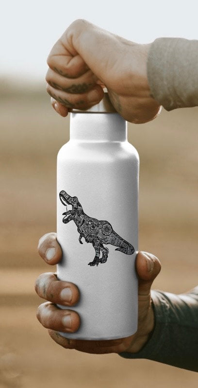 Zentangle T-Rex image 2