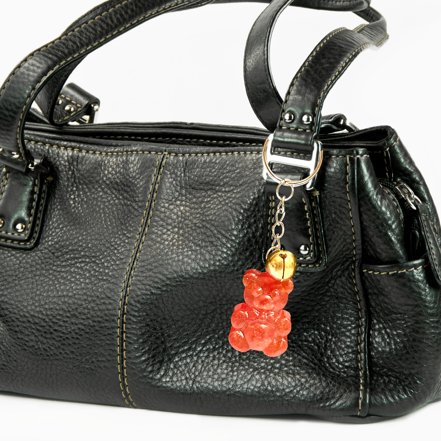 Gummy Bear Keychain with Bell