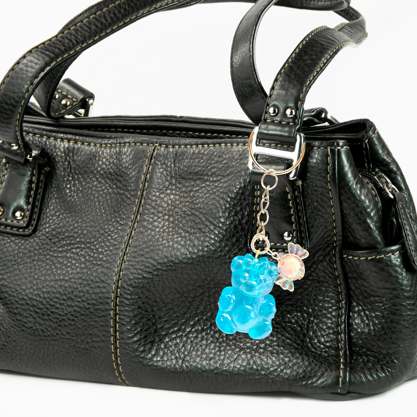 Gummy Bear Keychain with Candy