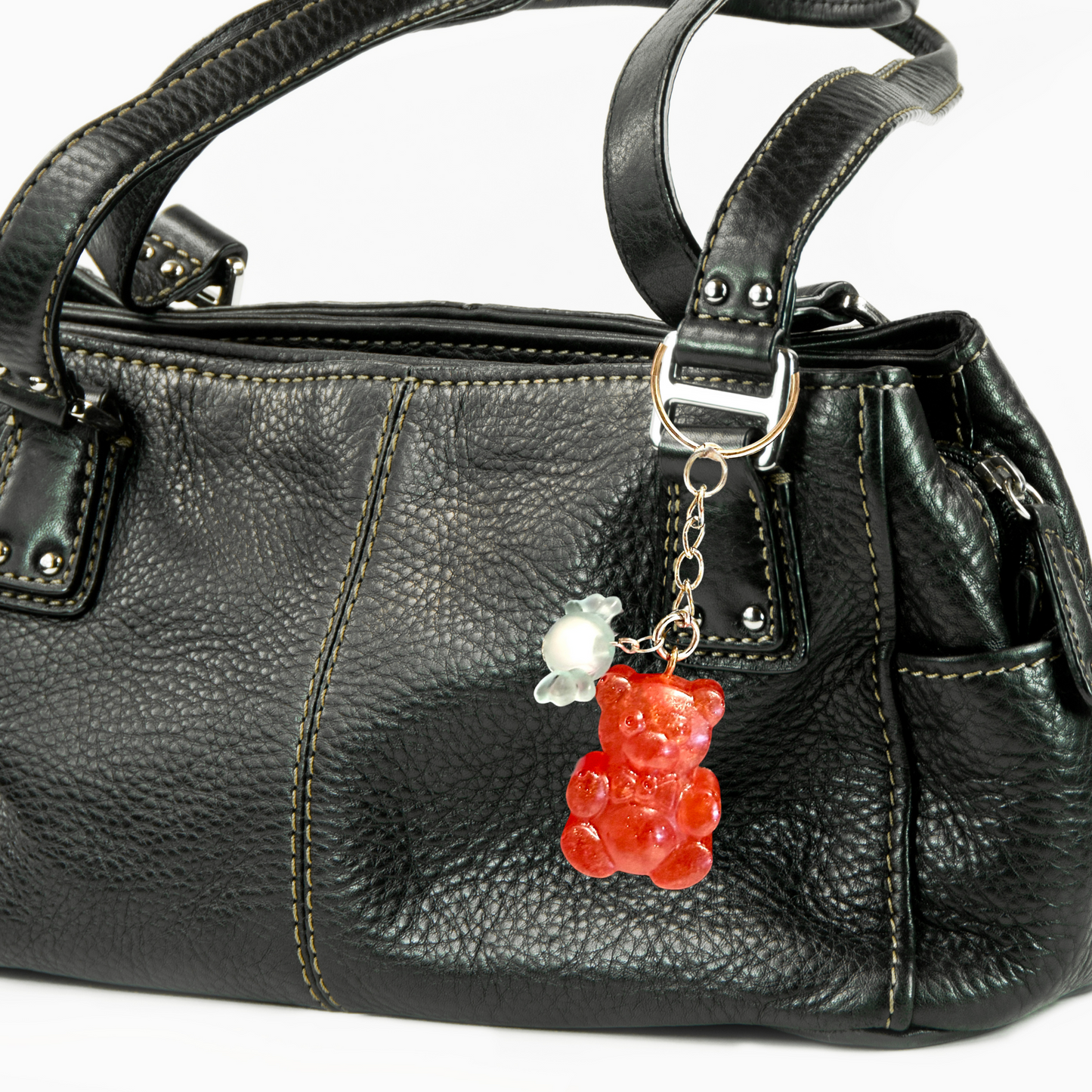 Gummy Bear Keychain with Candy