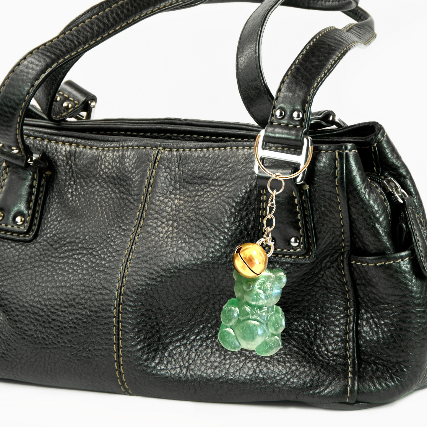 Gummy Bear Keychain with Bell