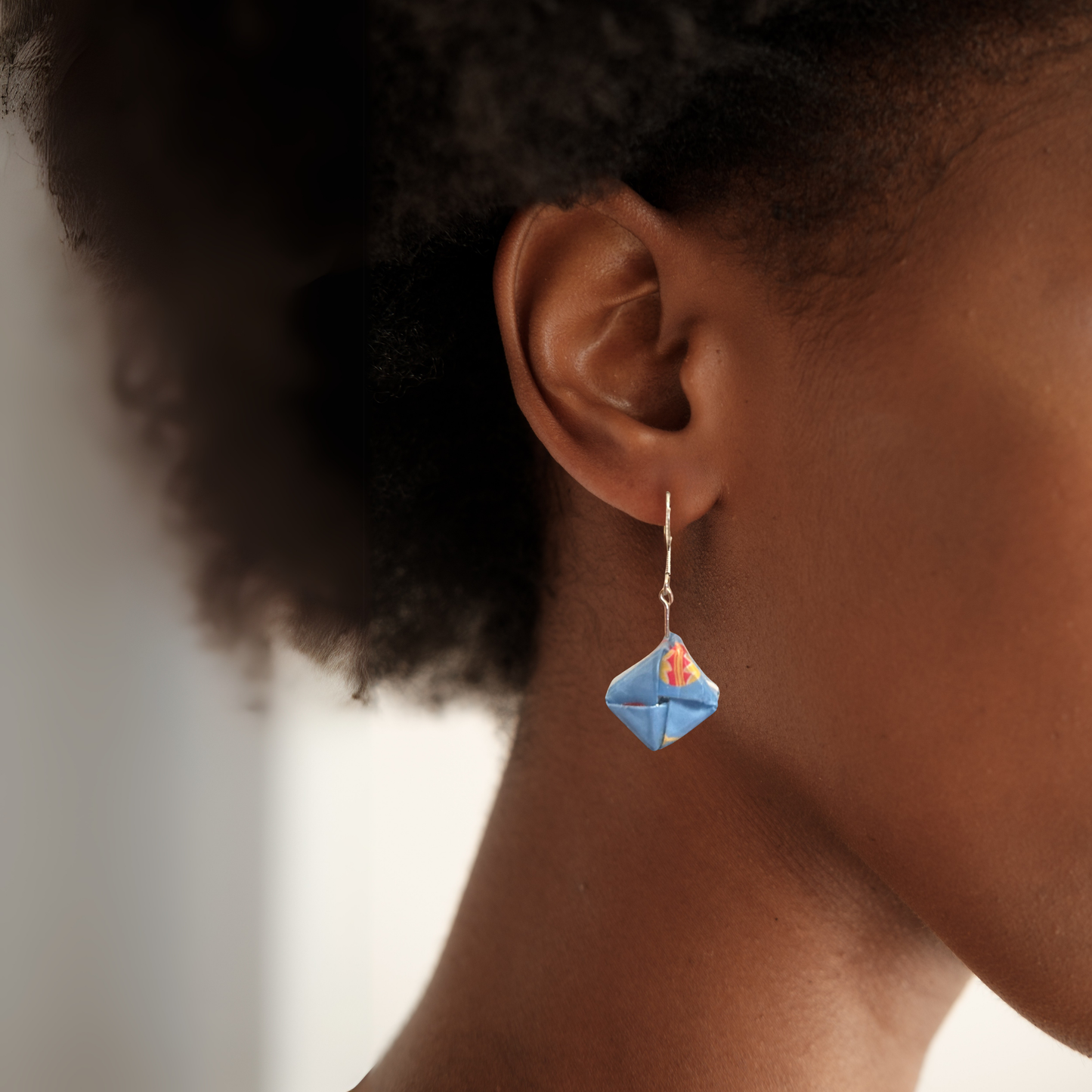 Origami Cube Earrings