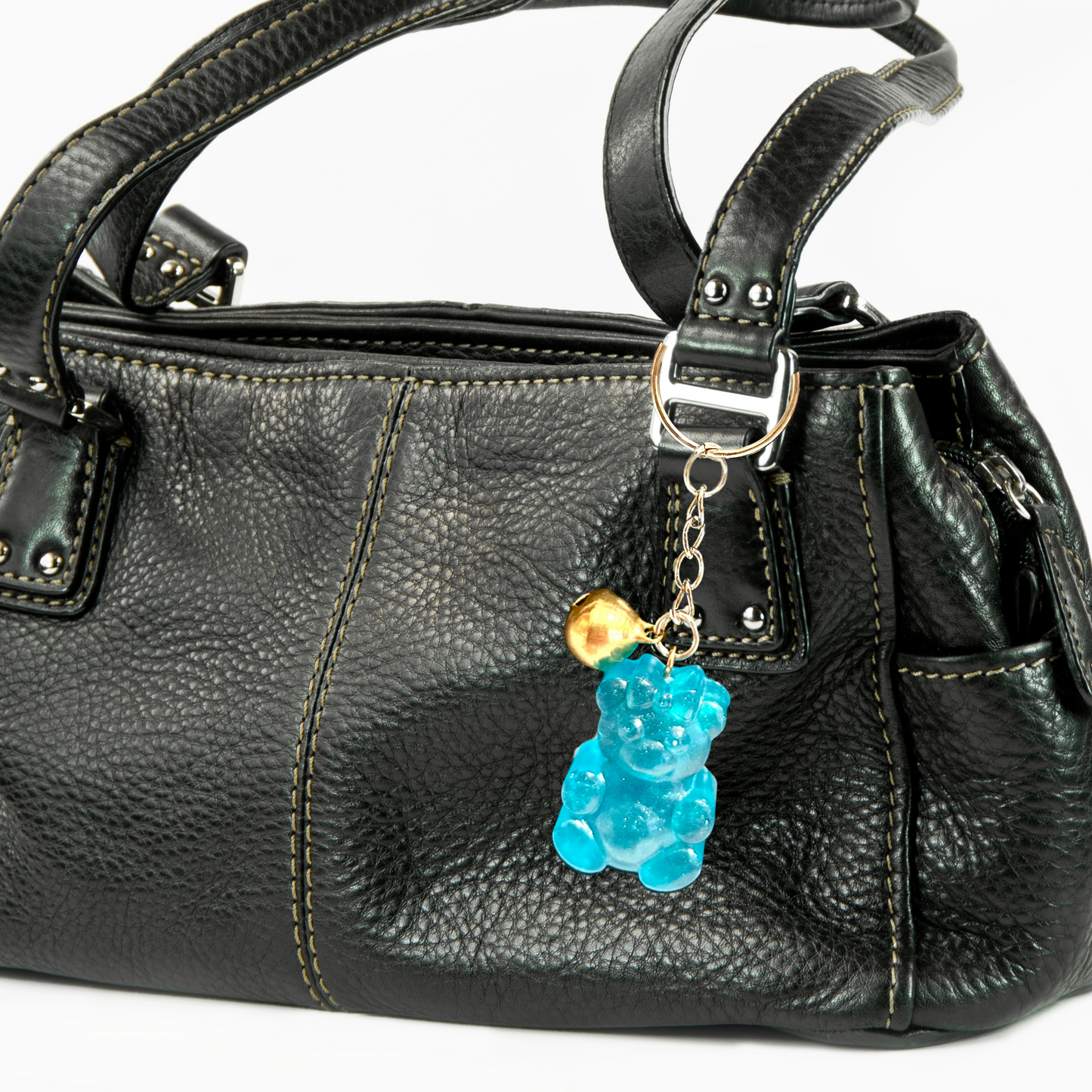Gummy Bear Keychain with Bell