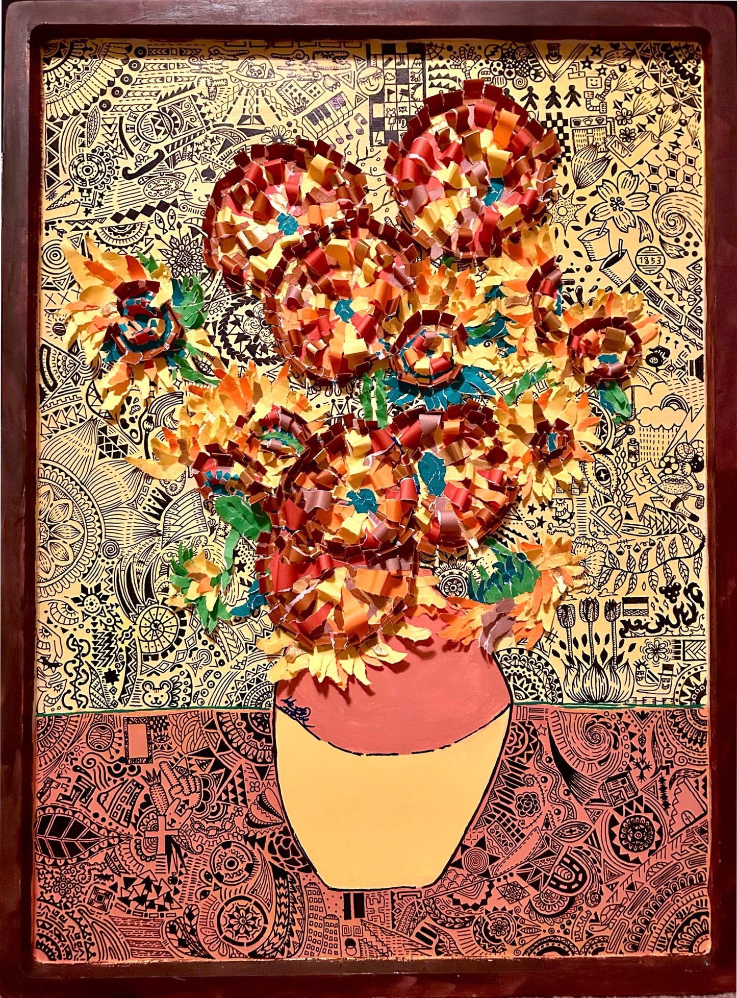 Homage to Van Gogh's Sunflowers