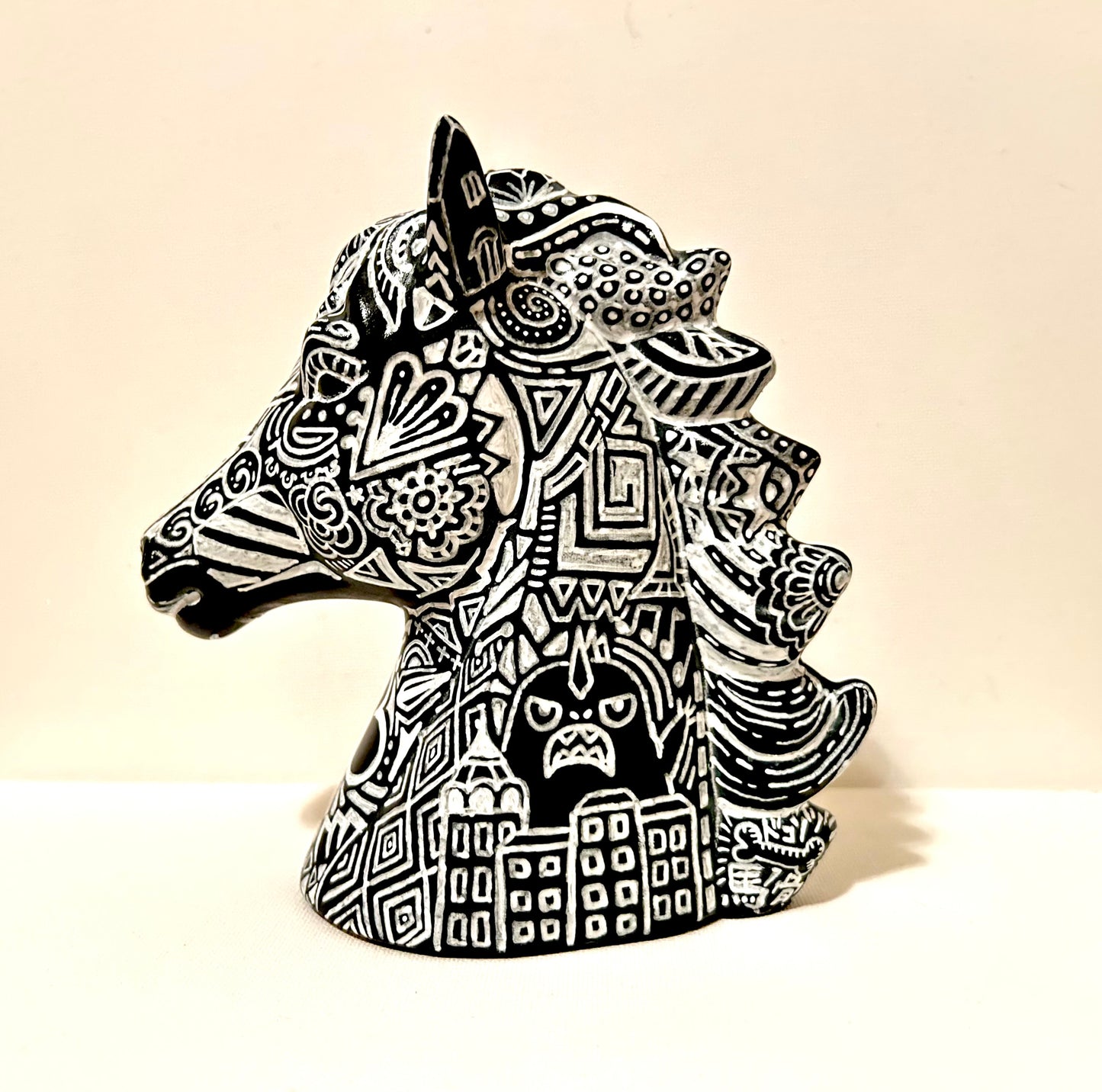Knight of Clubs Ceramic Sculpture image 4