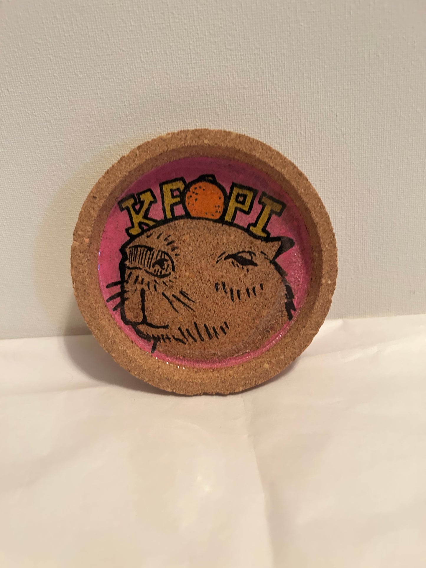 Cork Capybara Coasters