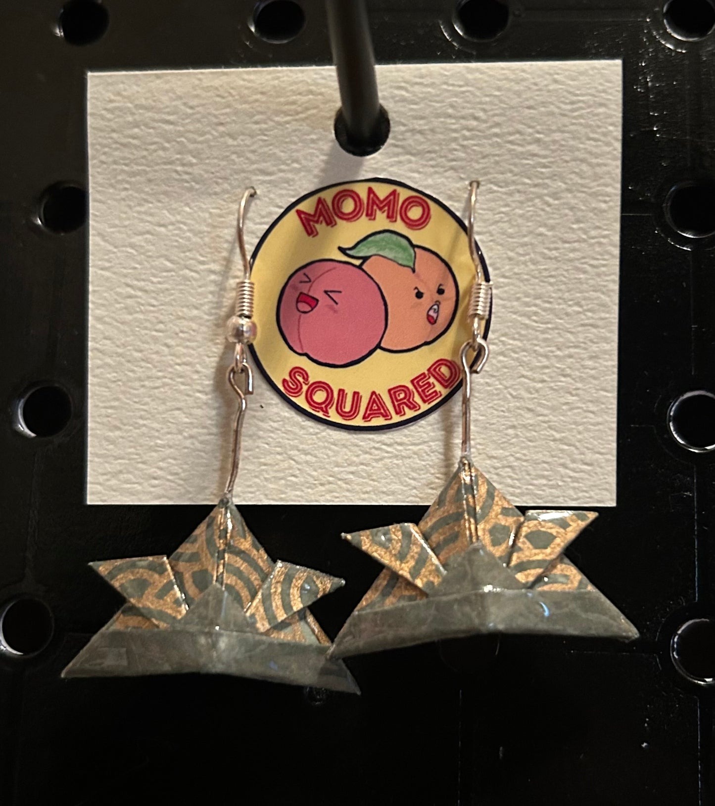 Origami Kabuto Earrings