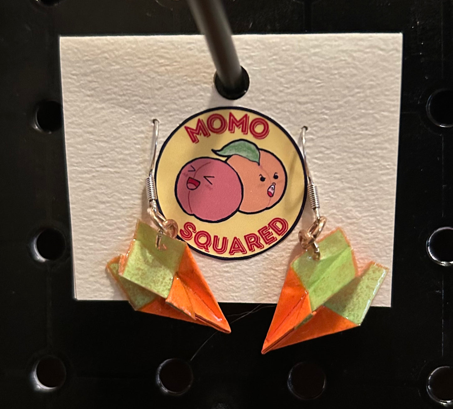 Origami Airplane Earrings