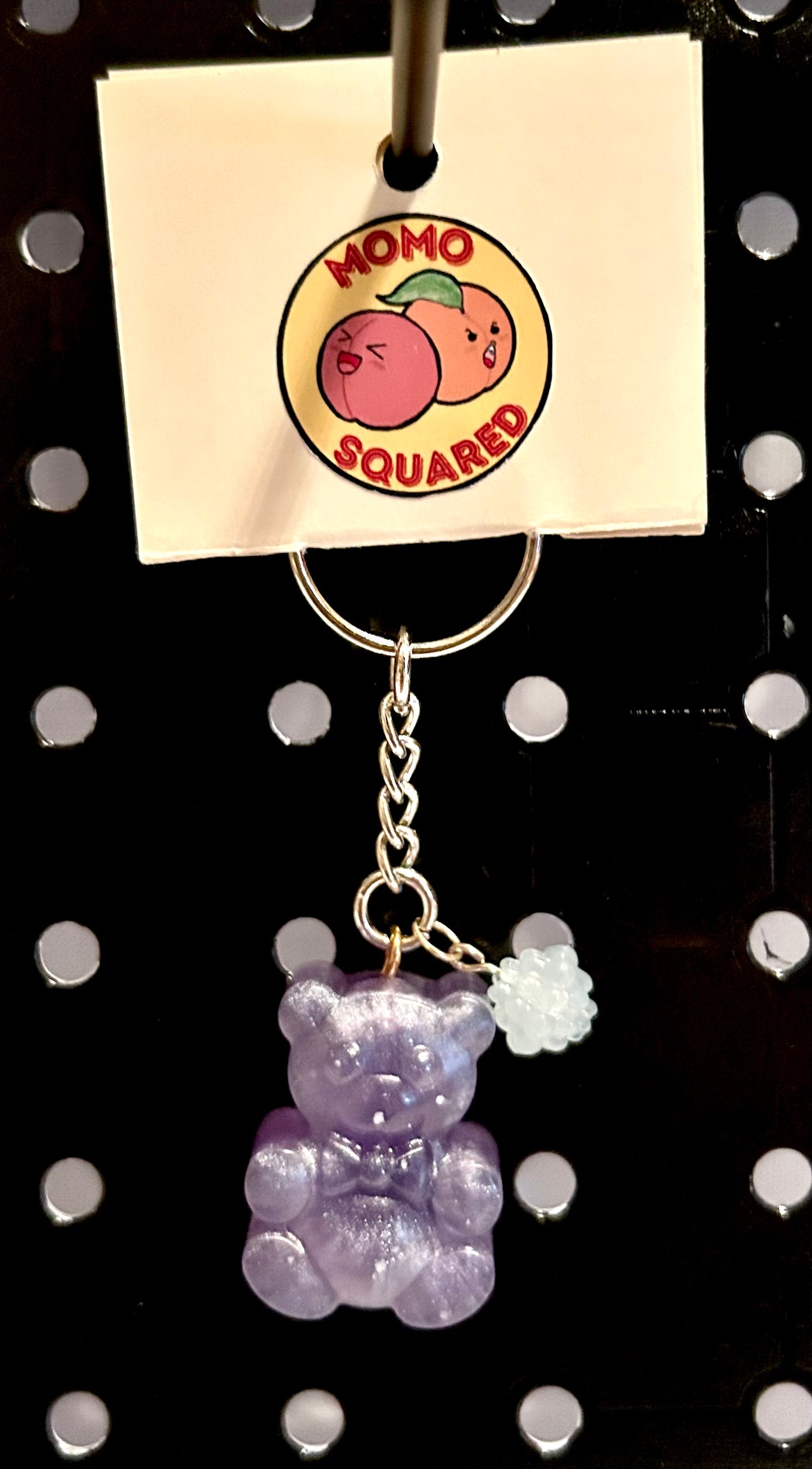Gummy Bear Keychain with Candy