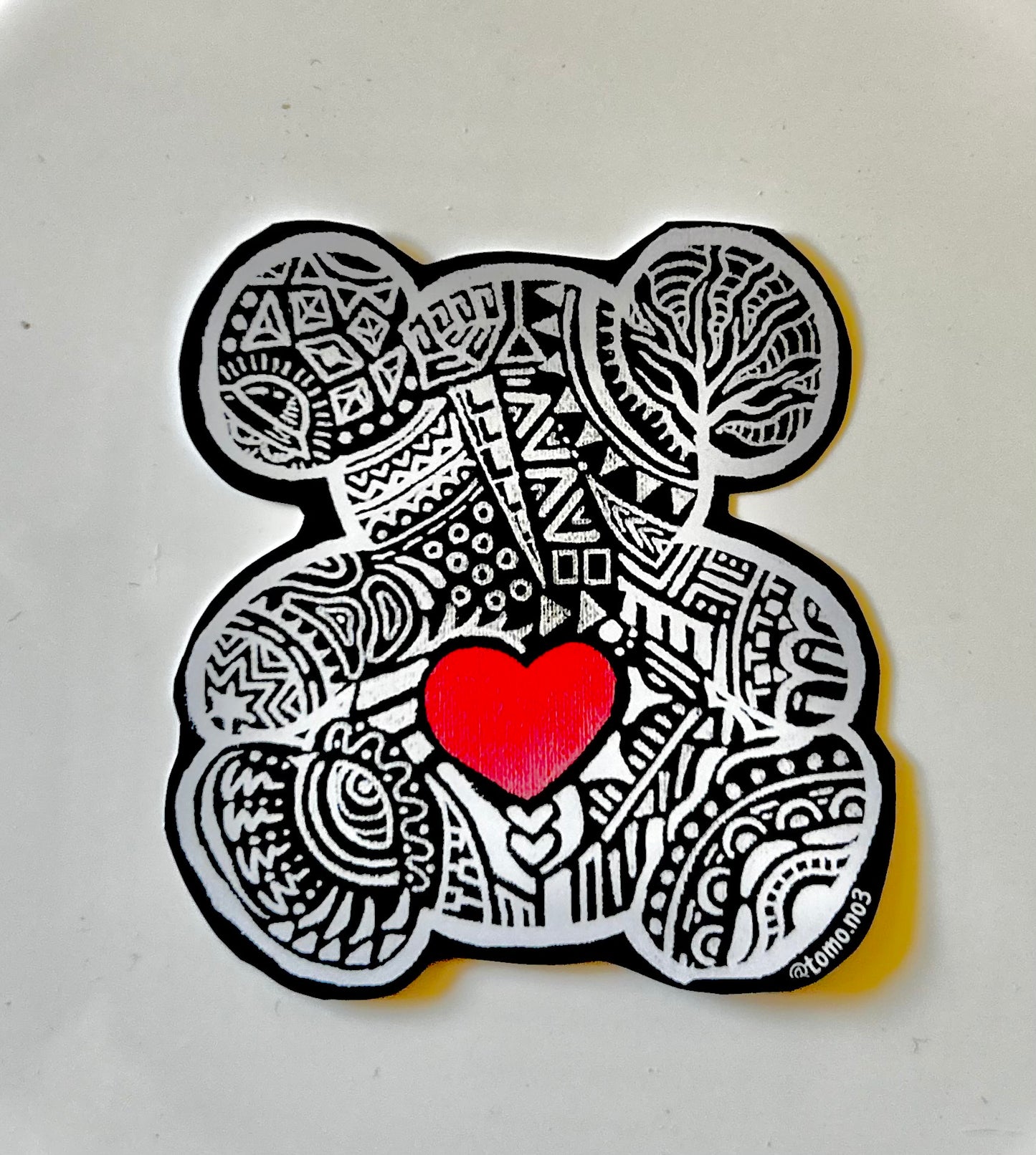 Zentangle Teddy Bear