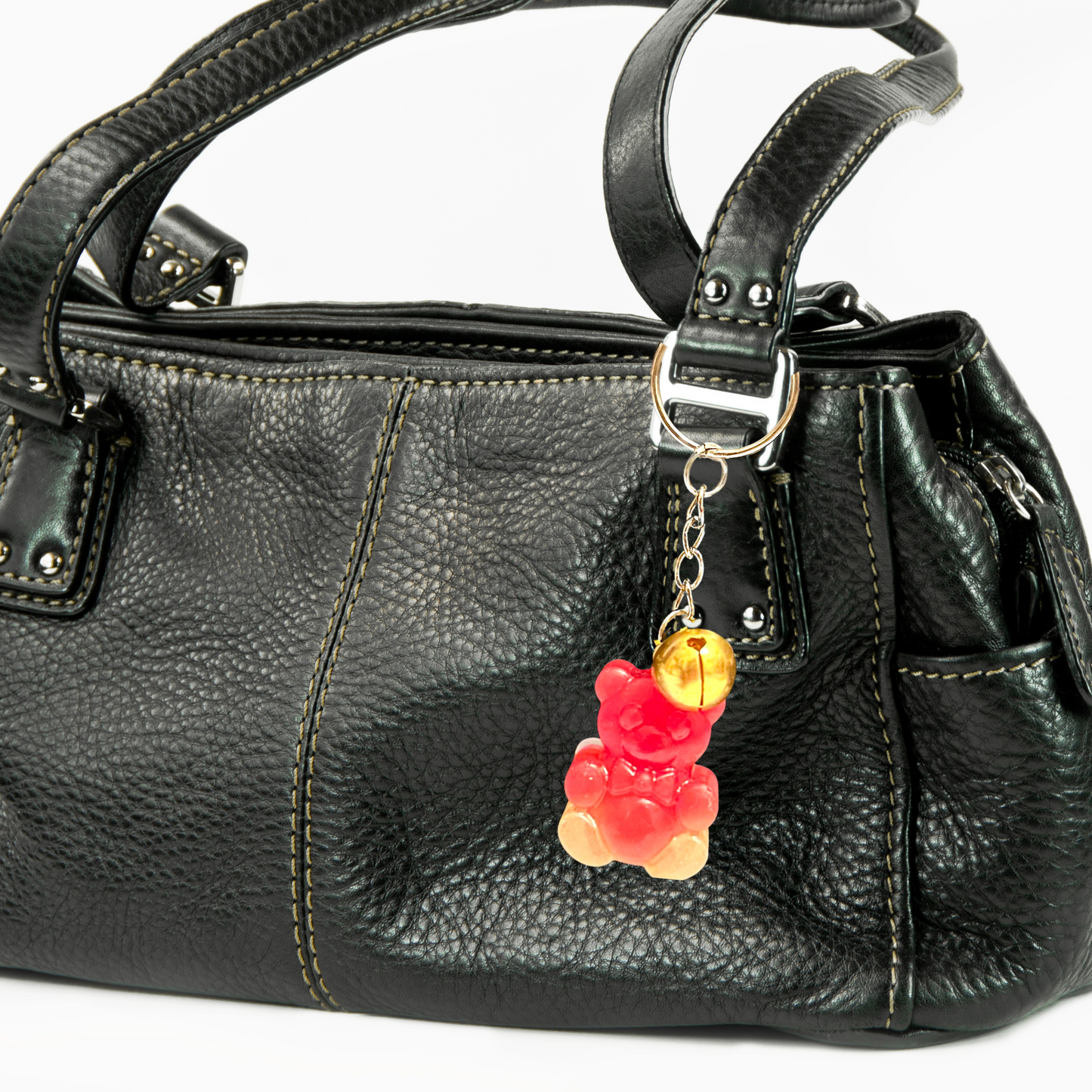 Gummy Bear Keychain with Bell