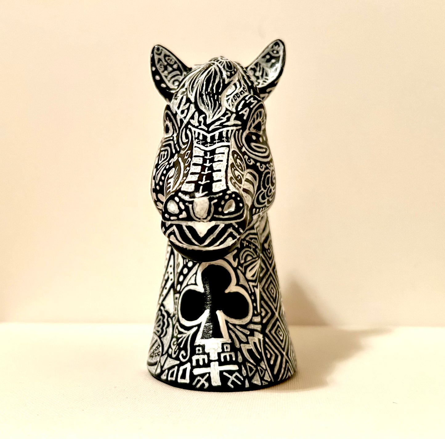 Knight of Clubs Ceramic Sculpture image 5
