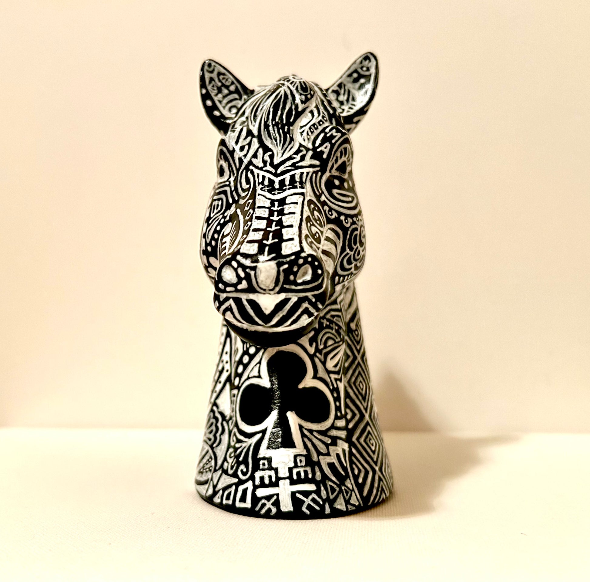 Knight of Clubs Ceramic Sculpture image 5