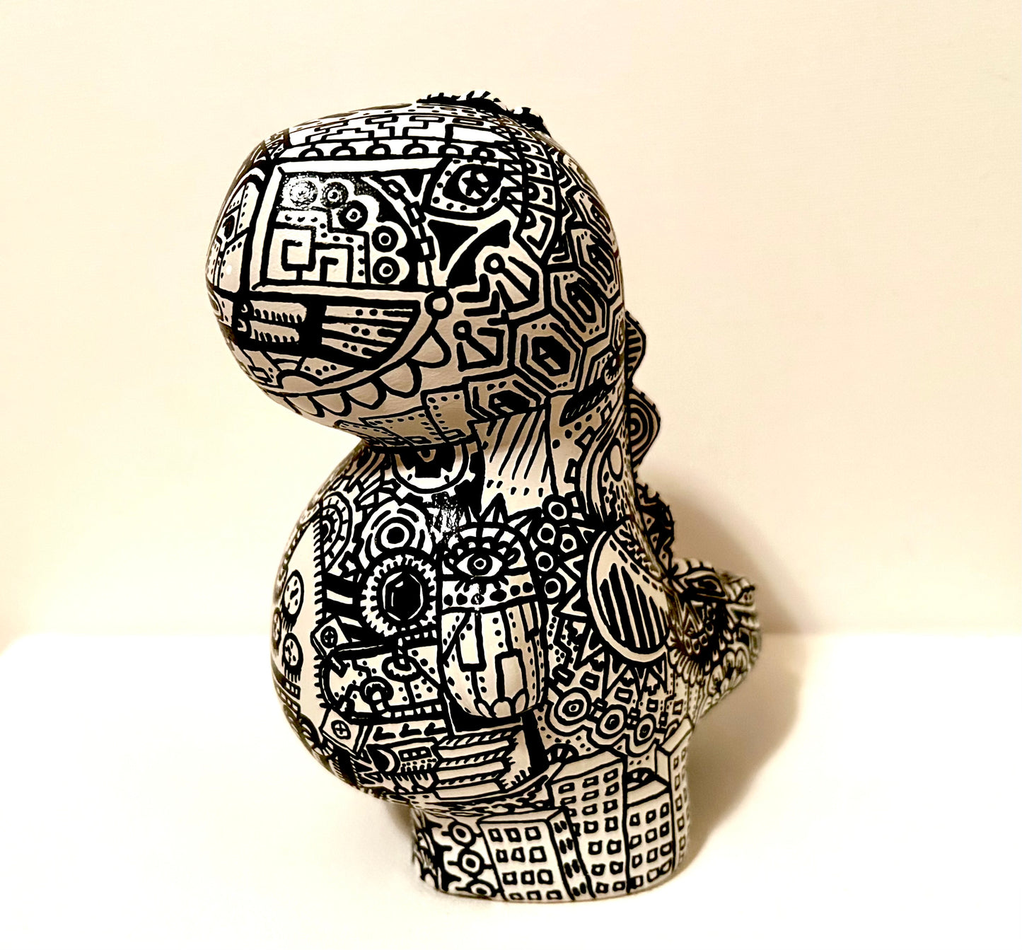 Robo-Rex Ceramic Sculpture image 1