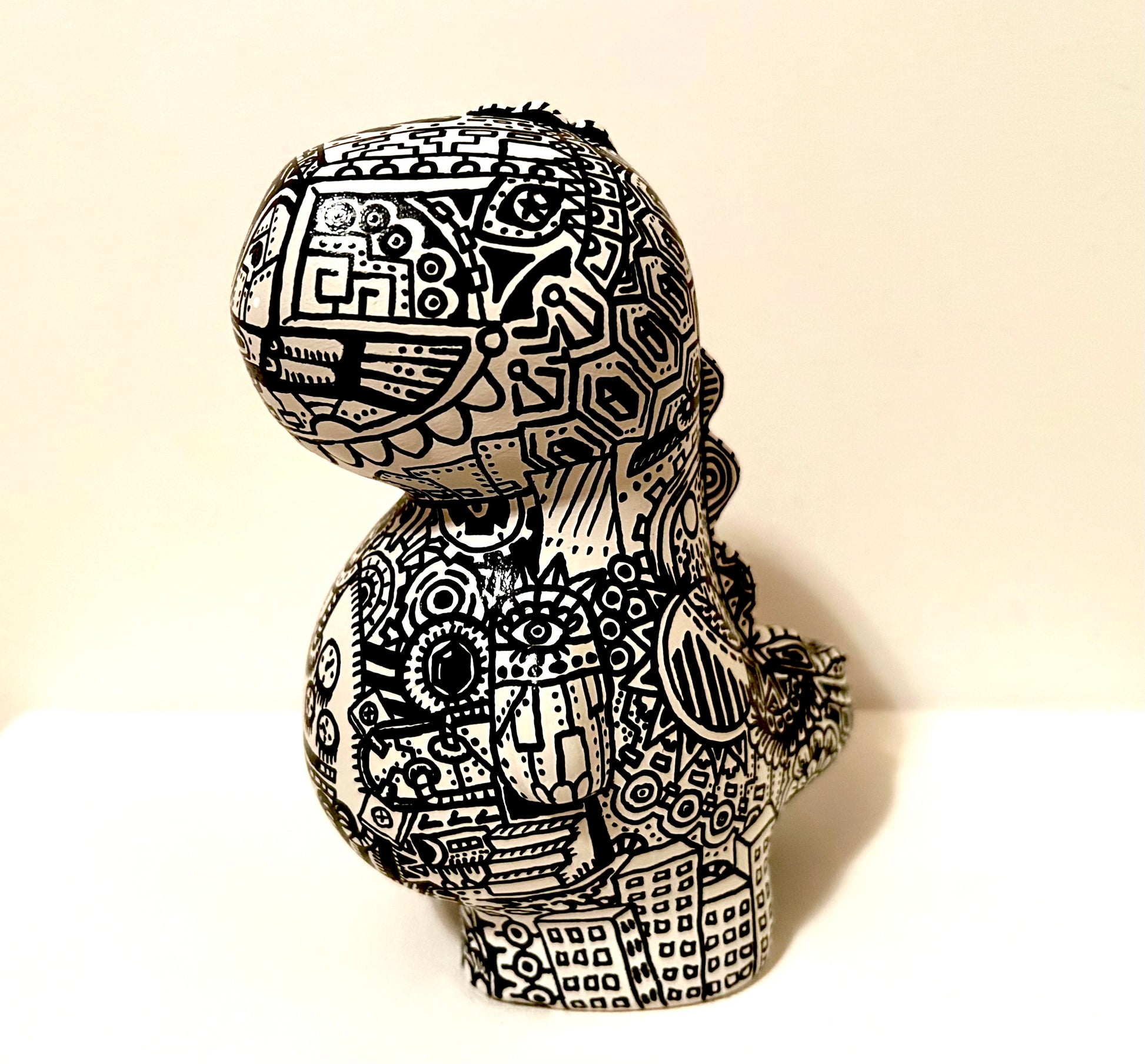 Robo-Rex Ceramic Sculpture image 1