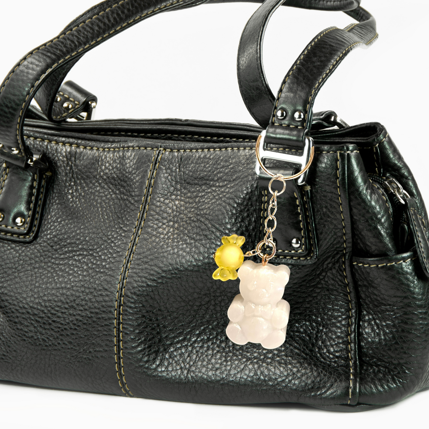 Gummy Bear Keychain with Candy