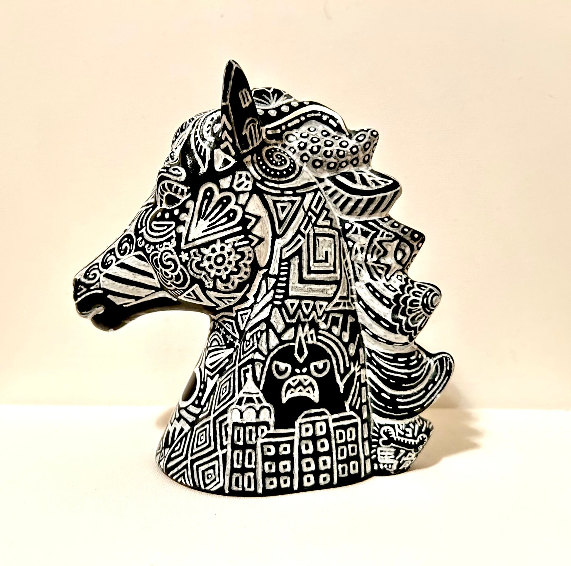 Knight of Clubs Ceramic Sculpture image 4