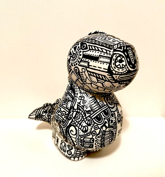 Robo-Rex Ceramic Sculpture image 0