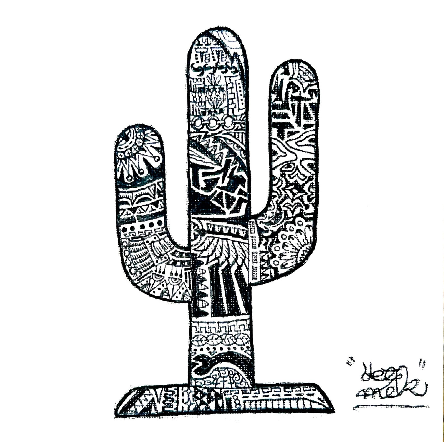 Graffiti Cactus image 1