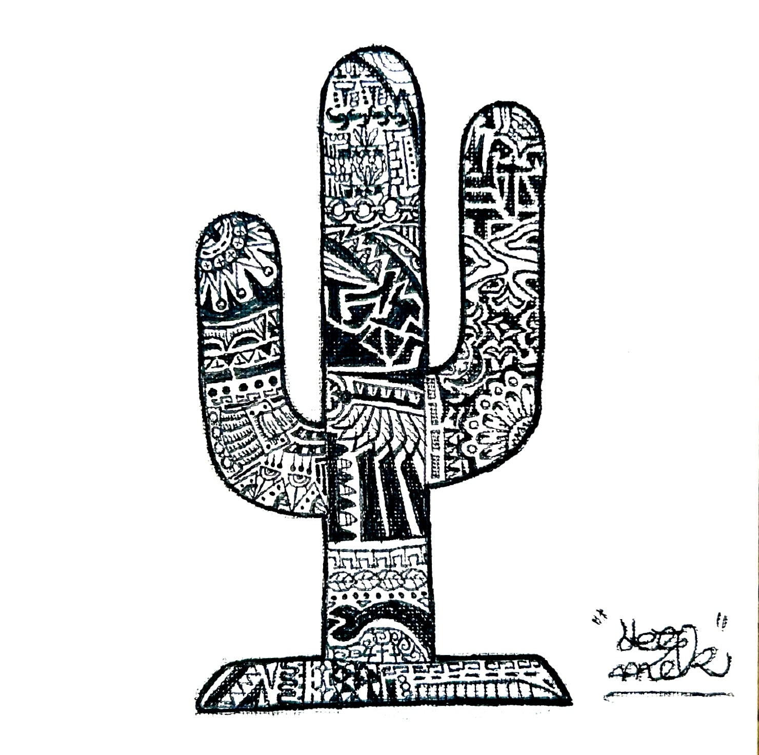 Graffiti Cactus image 1
