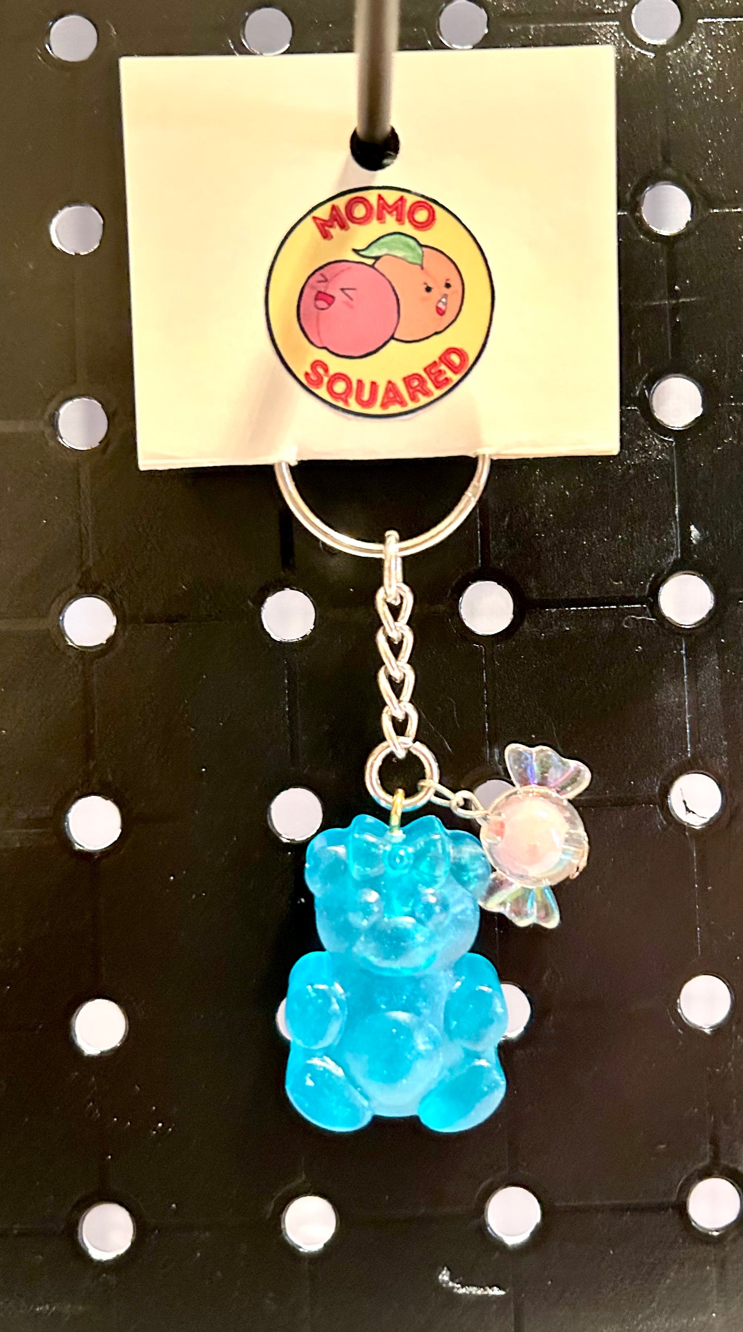 Gummy Bear Keychain with Candy