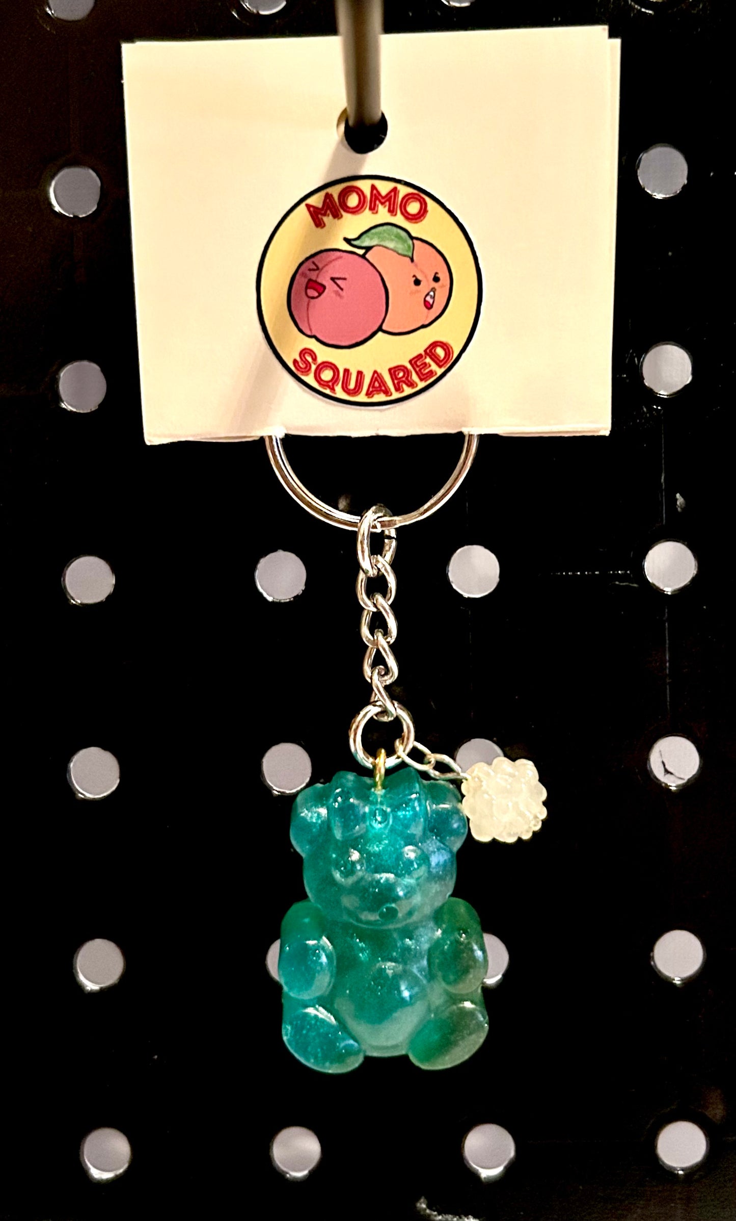 Gummy Bear Keychain with Candy