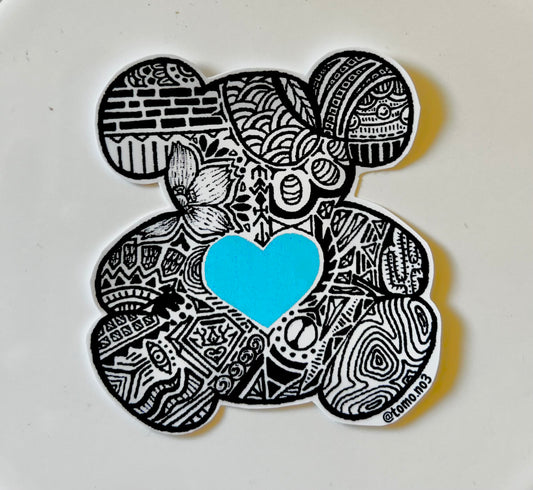 Zentangle Teddy Bear