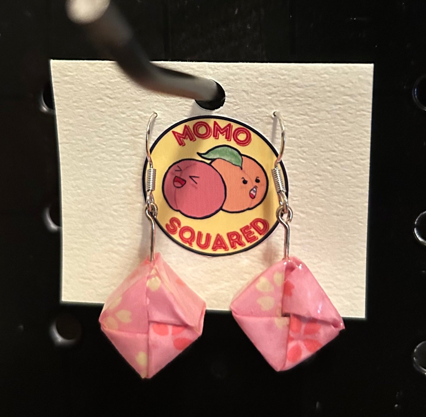 Origami Cube Earrings
