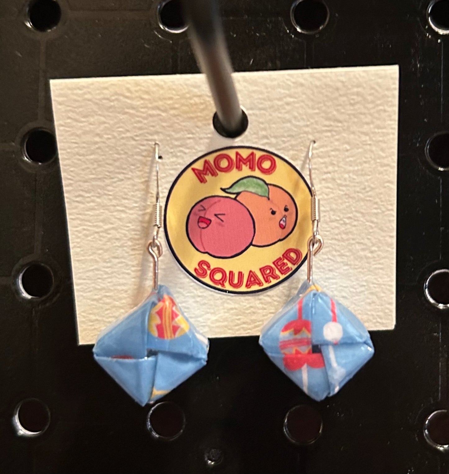 Origami Cube Earrings