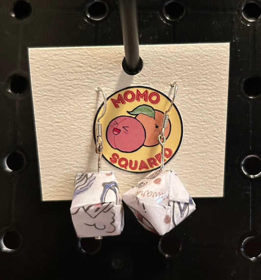 Origami Cube Earrings
