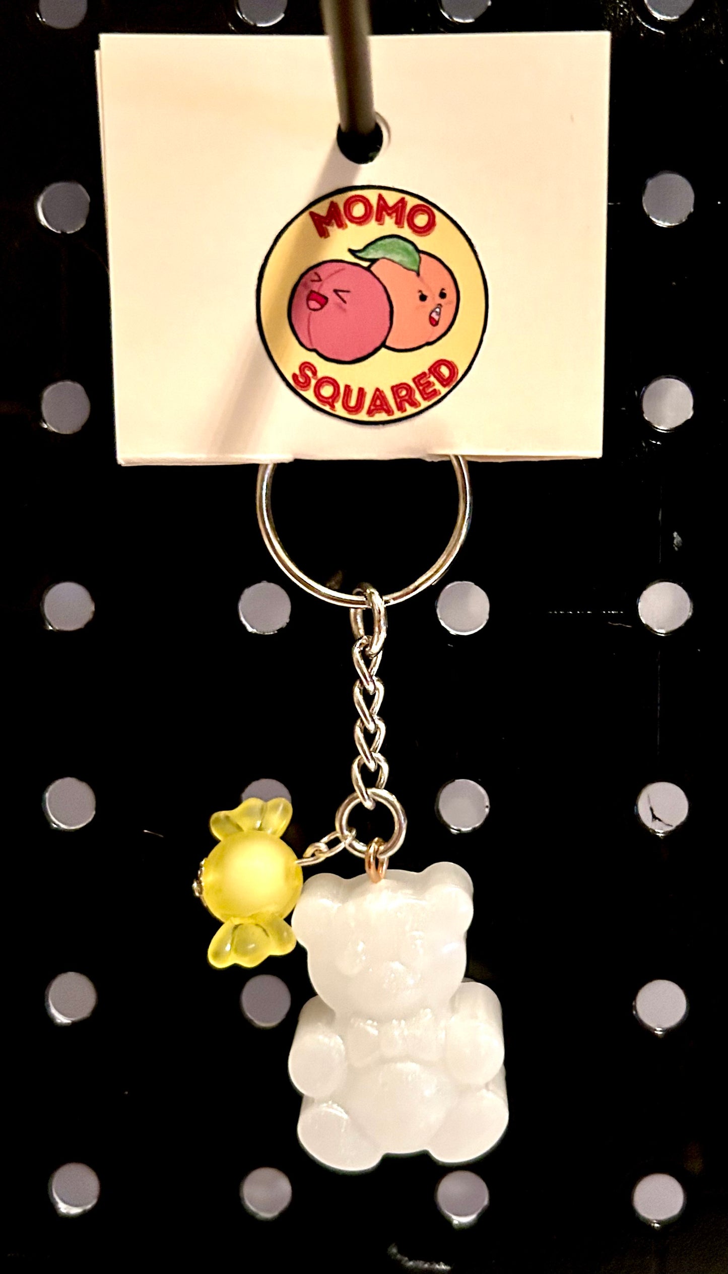 Gummy Bear Keychain with Candy