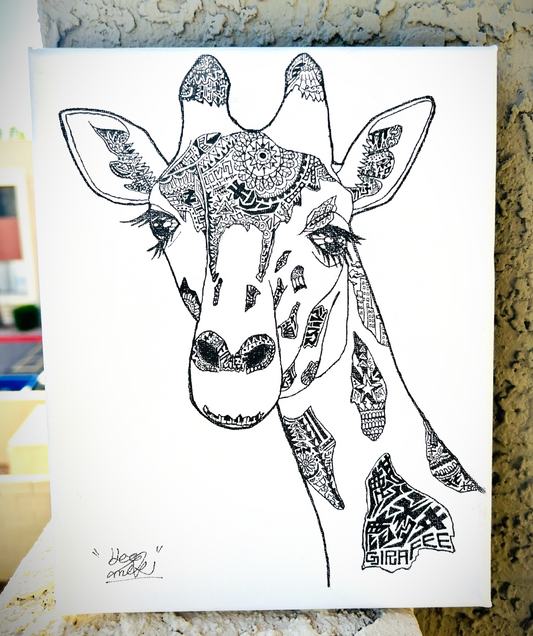 Graffiti Giraffe image 0