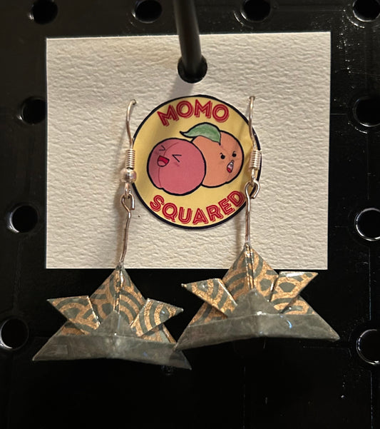 Origami Kabuto Earrings
