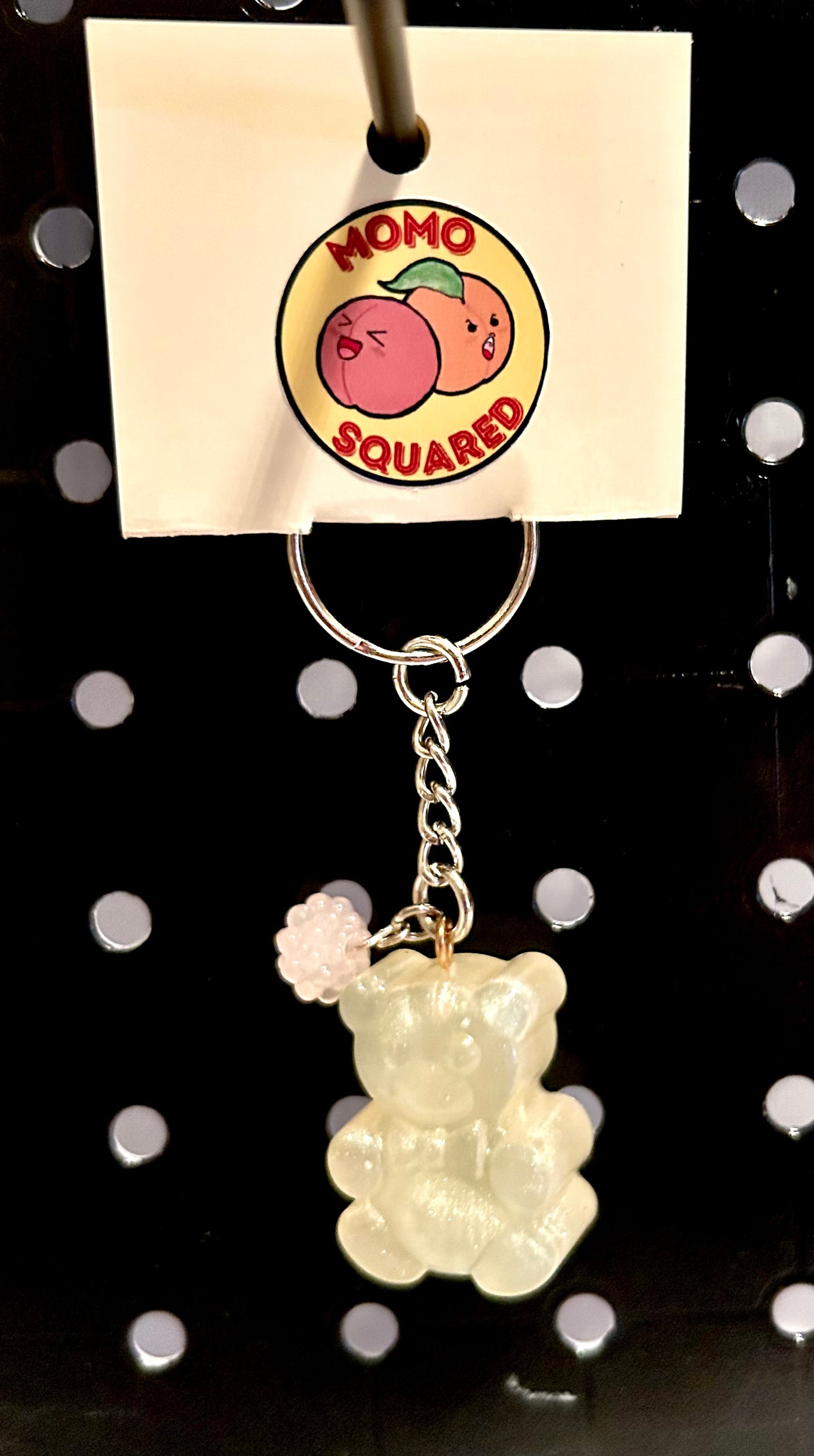 Gummy Bear Keychain with Candy