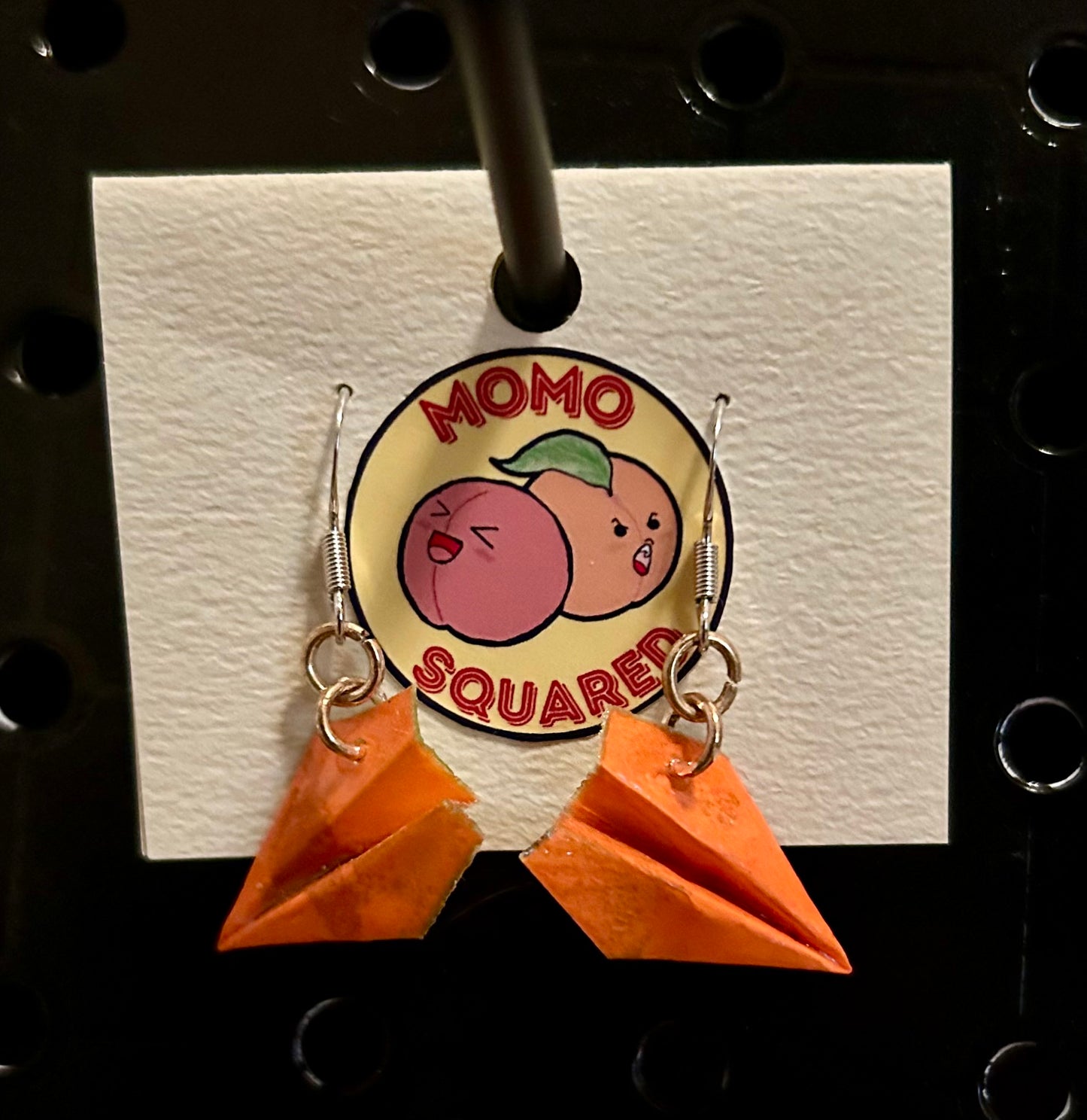 Origami Airplane Earrings