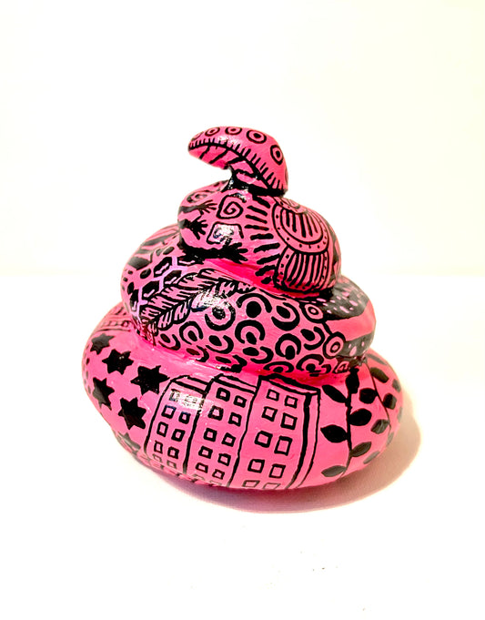 Pink Poo Sculpture