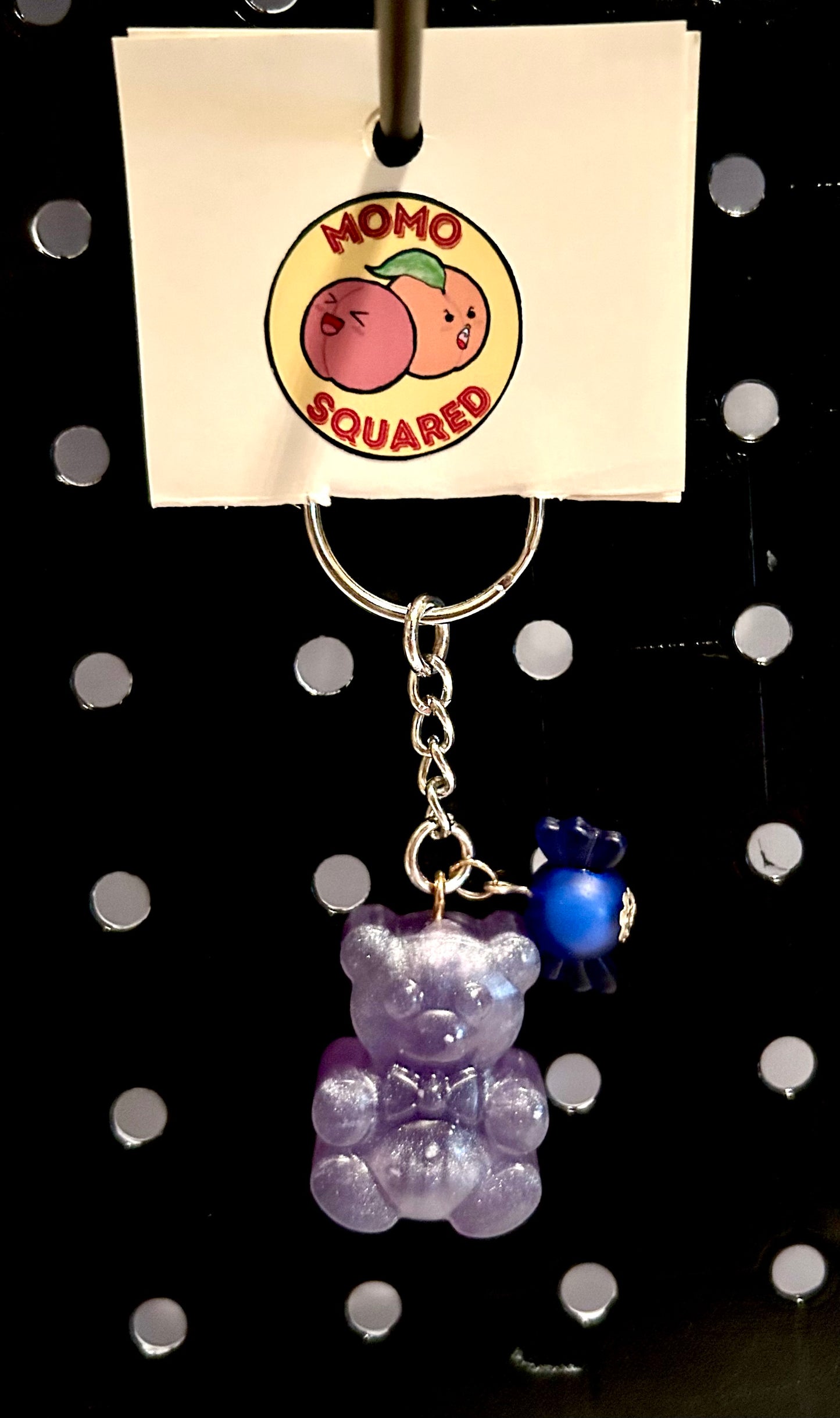Gummy Bear Keychain with Candy