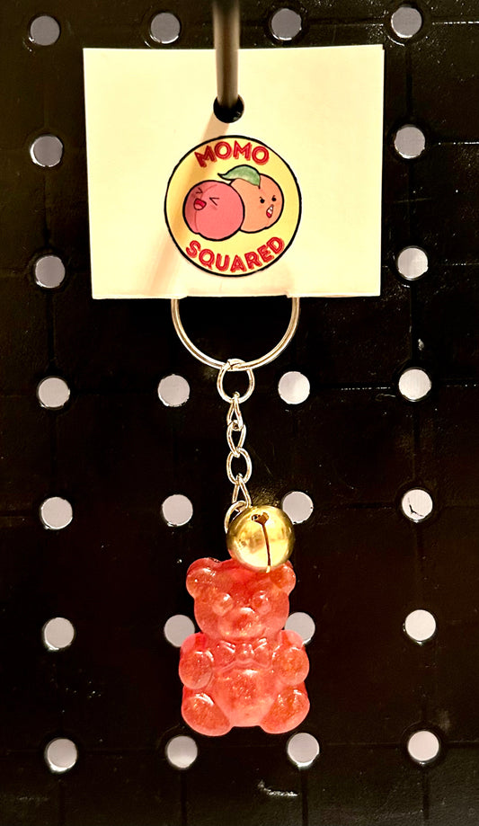 Gummy Bear Keychain with Bell
