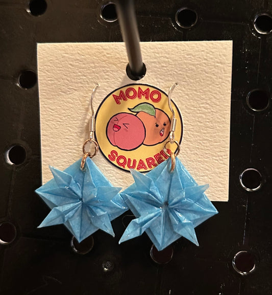 Origami Snowflake Earrings
