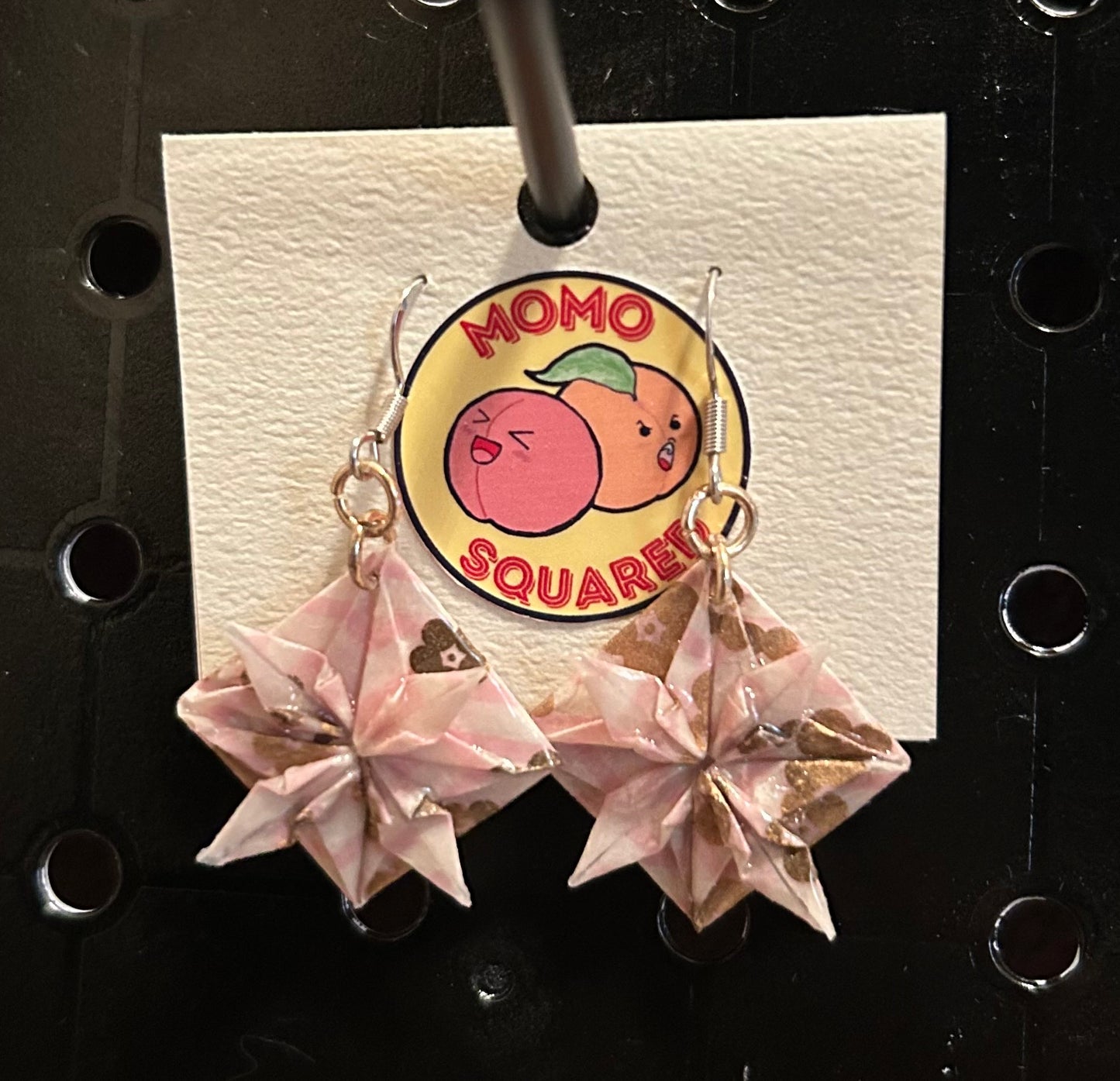Origami Snowflake Earrings