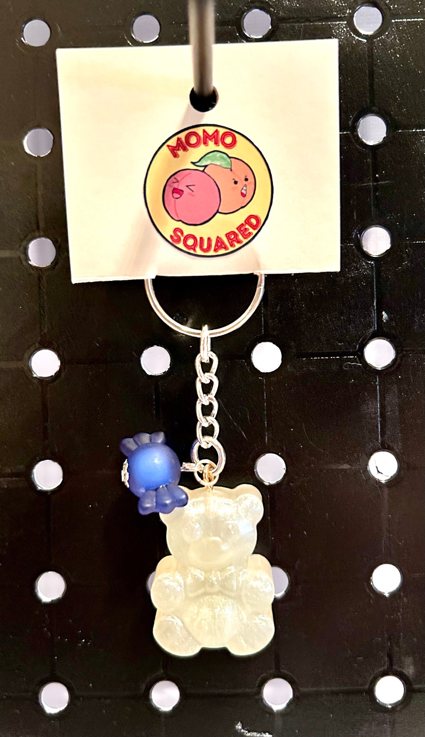 Gummy Bear Keychain with Candy